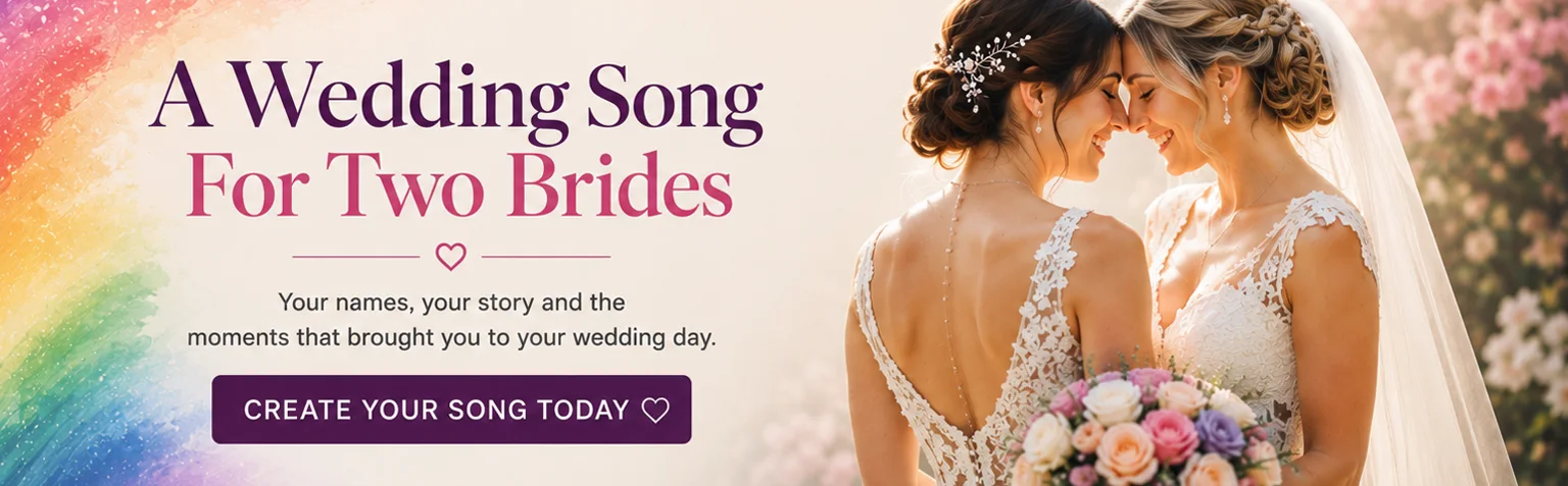 A wedding song for two brides